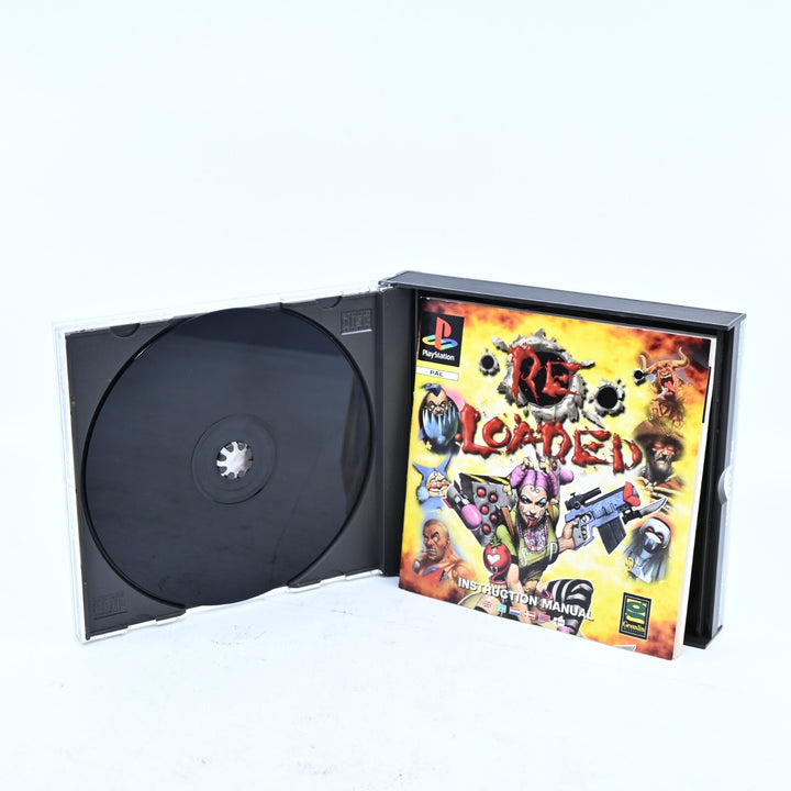 Re-Loaded - Sony Playstation 1 / PS1 Game + Manual - PAL - MINT DISC!