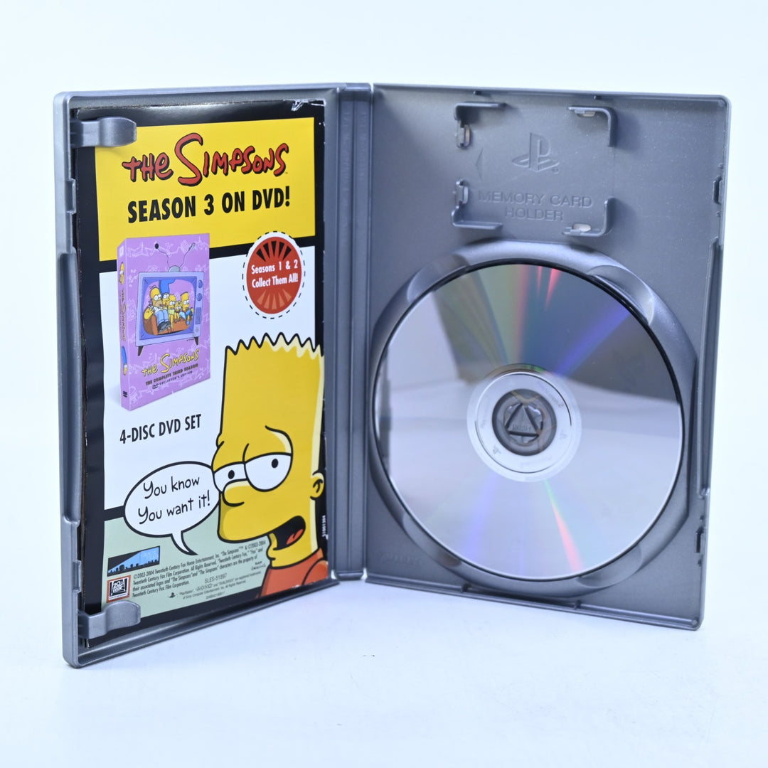 The Simpsons Hit & Run - PS2 Game + Manual - PAL - MINT DISC!