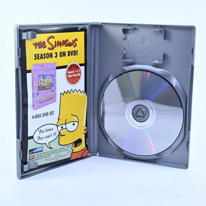The Simpsons Hit & Run - PS2 Game + Manual - PAL - MINT DISC!