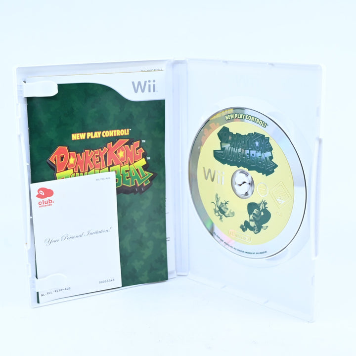 Donkey Kong Jungle Beat - Nintendo Wii Game + Manual - PAL - MINT DISC!