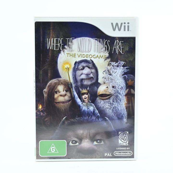 Where The Wild Things Are - Nintendo Wii Game + Manual - PAL - FREE POST!