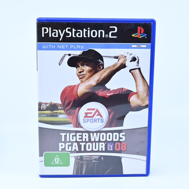 Tiger Woods PGA Tour 08 - Sony Playstation 2 / PS2 Game - No Manual - PAL
