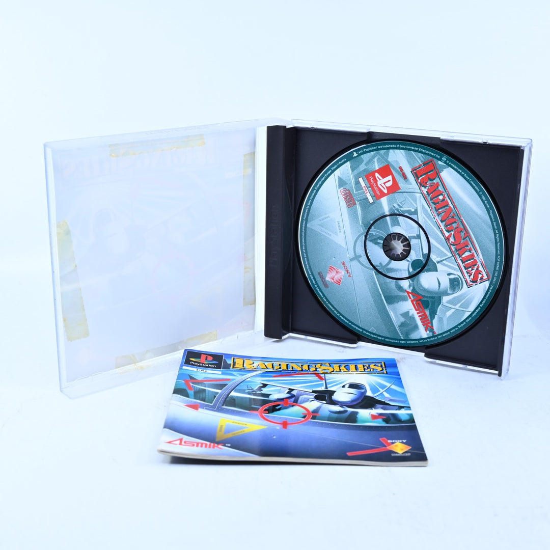 Raging Skies - Sony Playstation 1 / PS1 Game + Manual - PAL - MINT DISC!