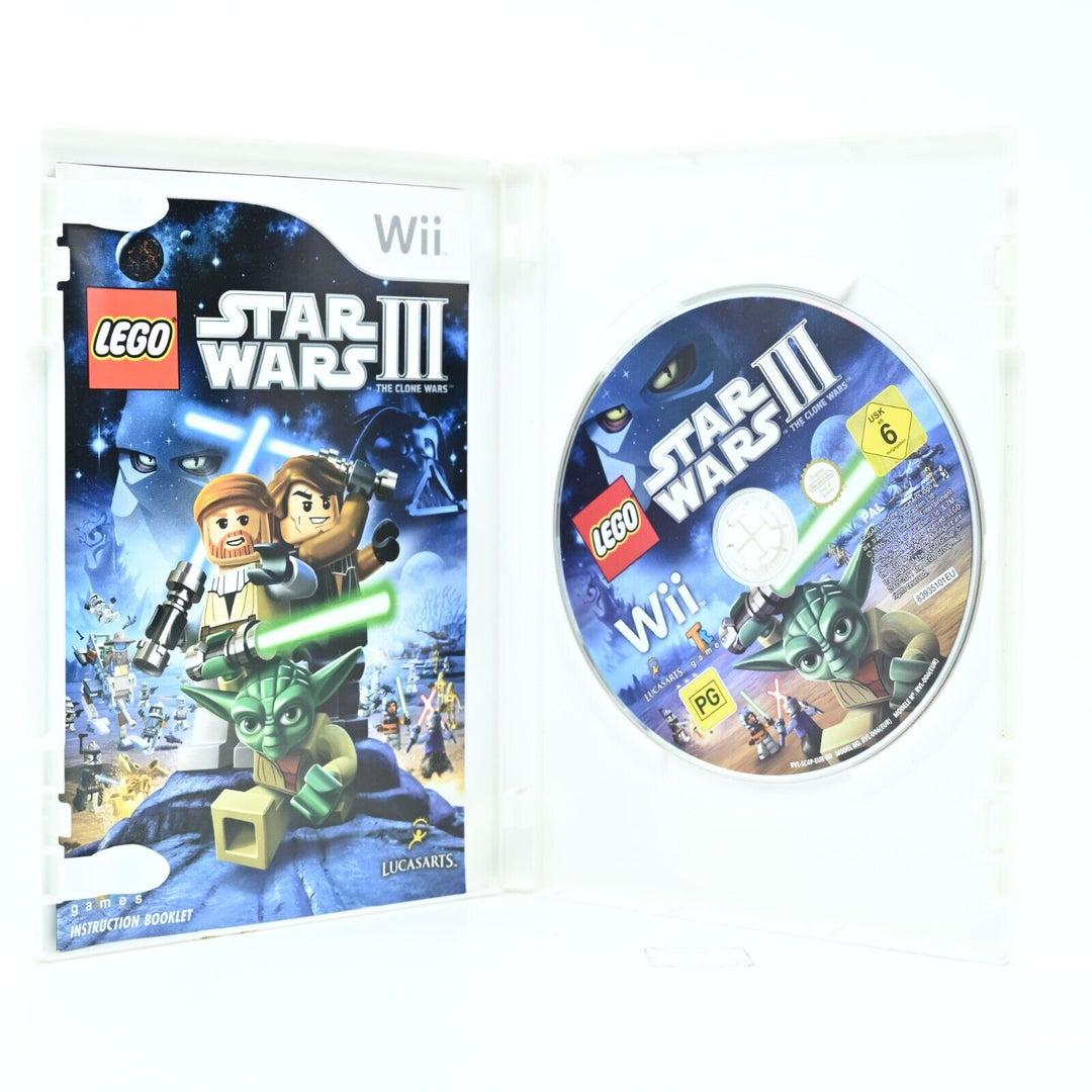 LEGO Star Wars 3: The Clone Wars - Nintendo Wii Game - PAL - FREE POST