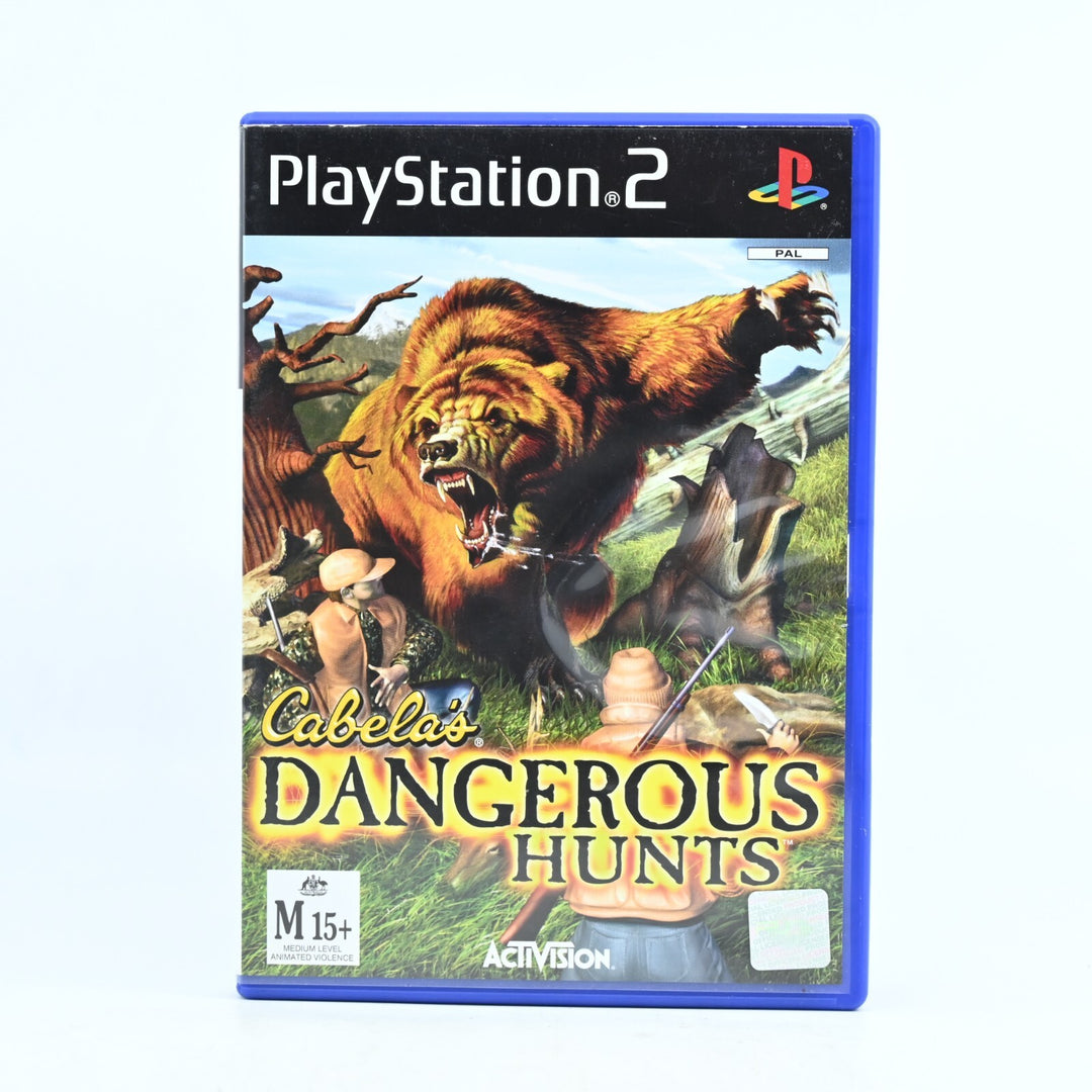 Cabela's Dangerous Hunts - Sony Playstation 2 / PS2 Game + Manual - PAL!
