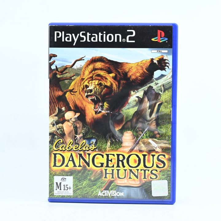 Cabela's Dangerous Hunts - Sony Playstation 2 / PS2 Game + Manual - PAL!