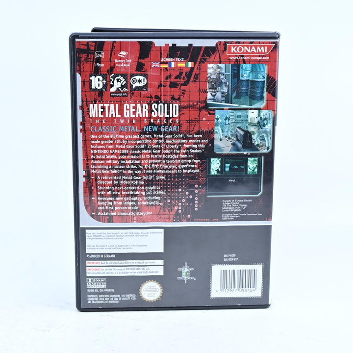 Metal Gear Solid: The Twin Snakes - Nintendo Gamecube Game + Manual - PAL