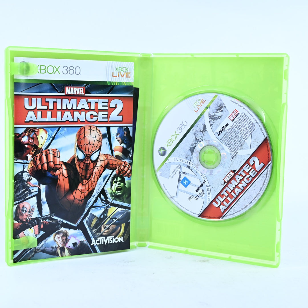 Marvel Ultimate Alliance 2 - Xbox 360 Game + Manual - PAL - MINT DISC!