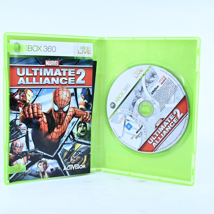Marvel Ultimate Alliance 2 - Xbox 360 Game + Manual - PAL - MINT DISC!