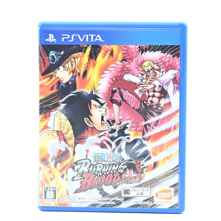 One Piece Burning Blood - Sony PS Vita Game - FREE POST! - Japanese