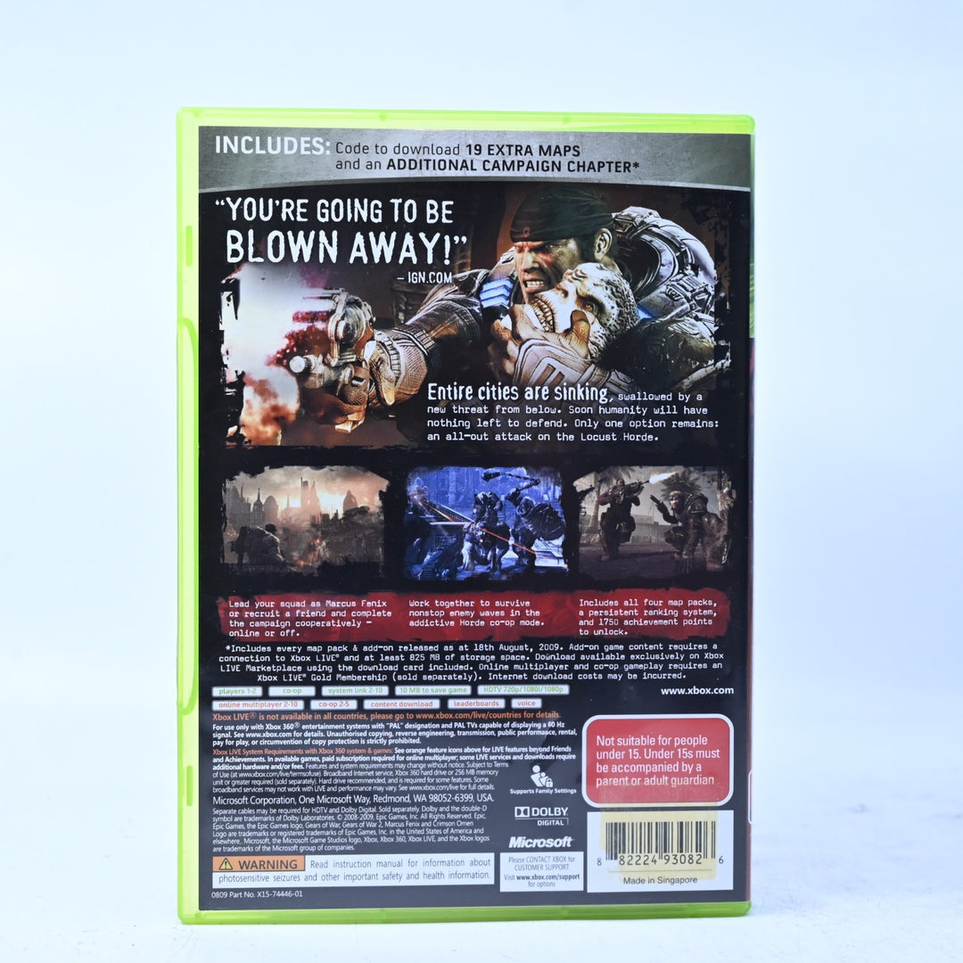 Gears of War 2 - Game of the Year Edition - Xbox 360 Game + Manual - PAL