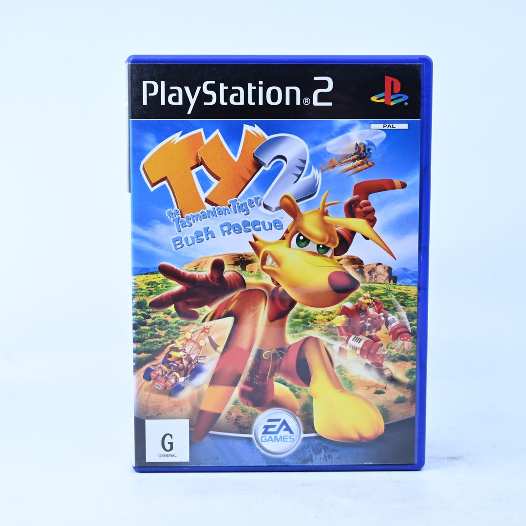 Ty the Tasmanian Tiger 2: Bush Rescue - PS2 Game + Manual - PAL - MINT DISC!