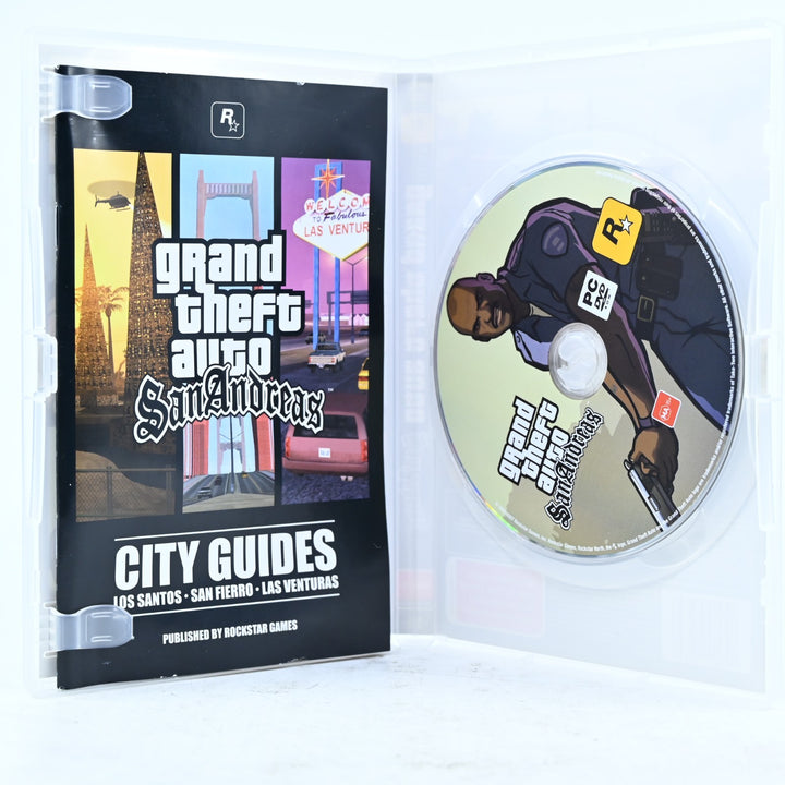Grand Theft Auto: San Andreas - PC Game + City Guide - No map - FREE POST!