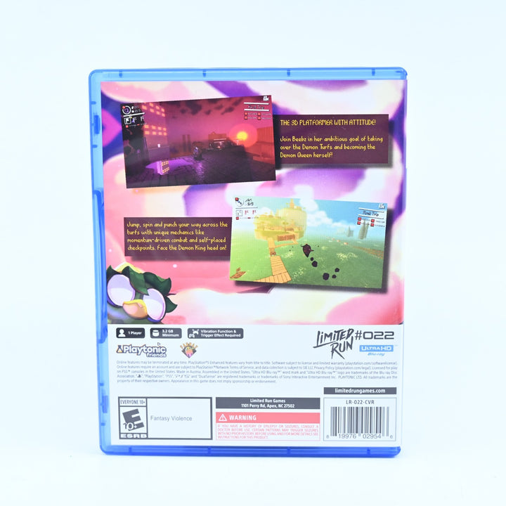 Demon Turf - Sony Playstation 5 / PS5 Game + Manual + Card - LIMITED RUN