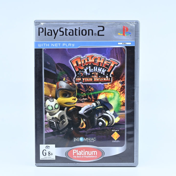 Ratchet & Clank 3: Up Your Arsenal - Sony Playstation 2 / PS2 Game + Manual