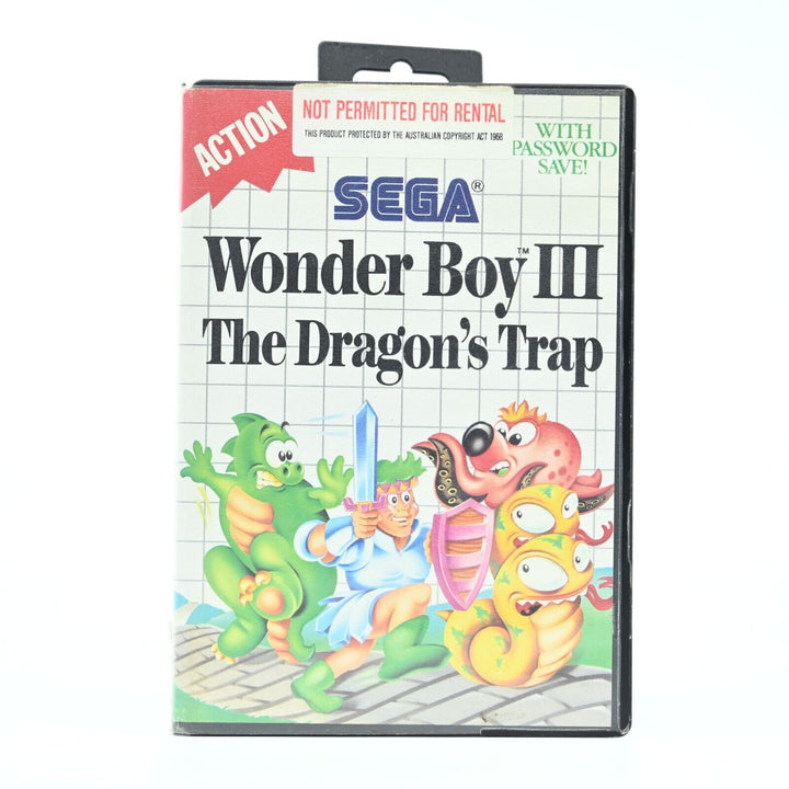 Wonder Boy III: The Dragon's Trap - Sega Master System Game - PAL - FREE POST!