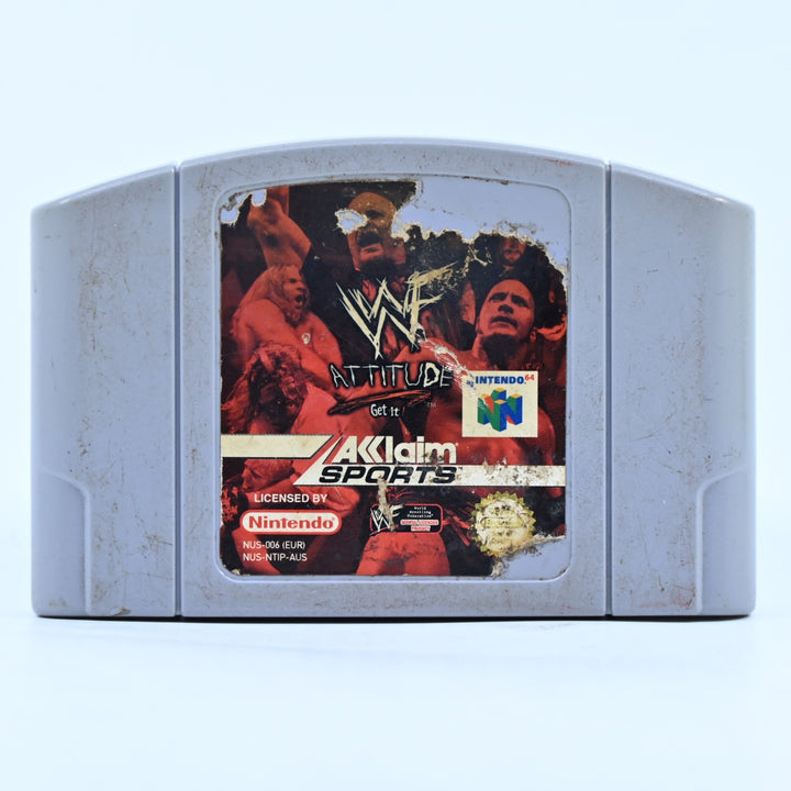 WWF Attitude - N64 / Nintendo 64 Game - PAL - FREE POST!