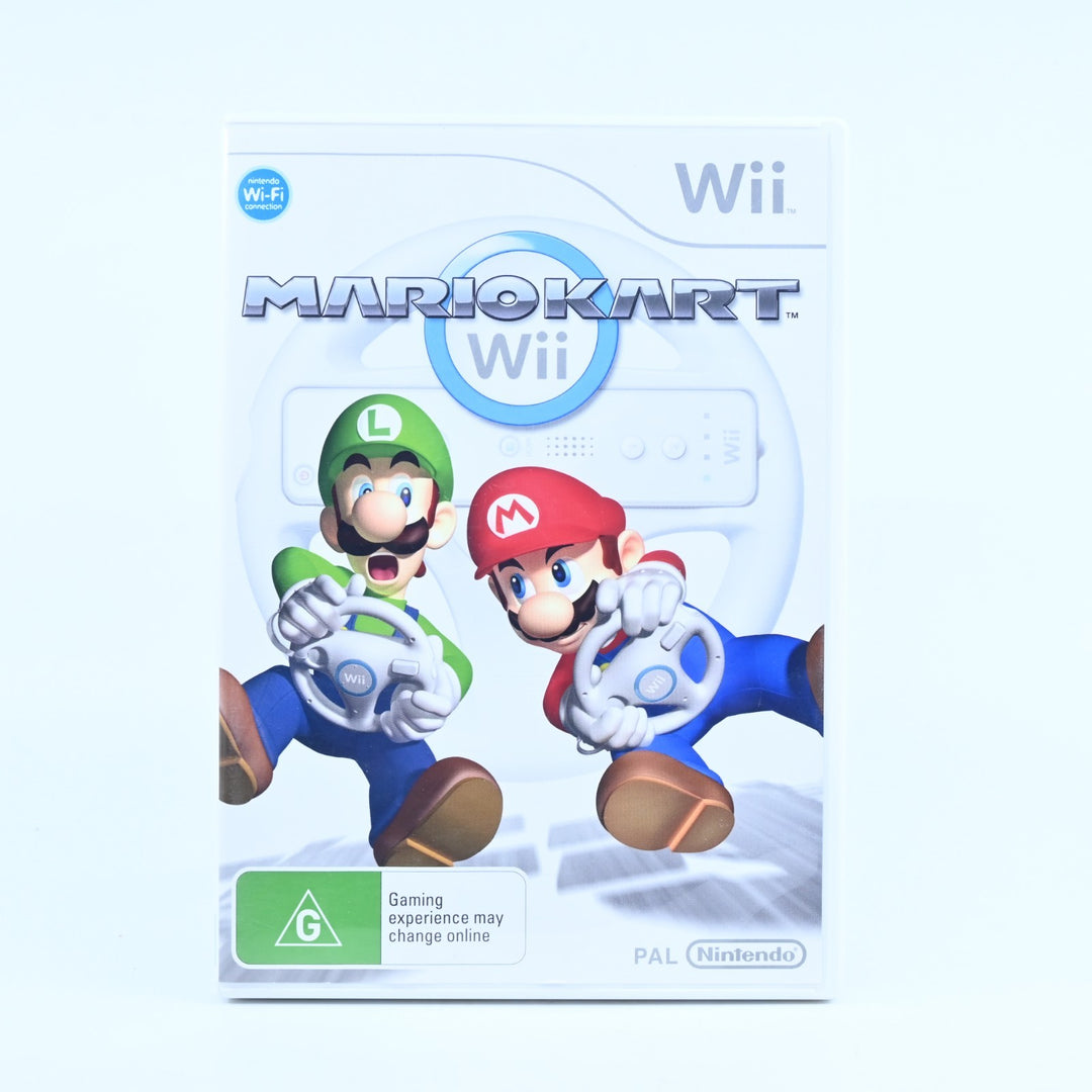 Mario Kart Wii Boxed + Wheel - Nintendo Wii Game + Manual - PAL - MINT DISC!