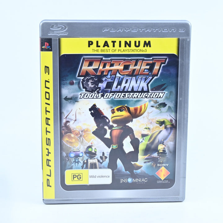 Ratchet & Clank: Tools of Destruction - Sony Playstation 3 / PS3 Game + Manual