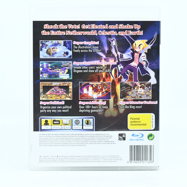 Disgaea 4: A Promise Unforgotten - Sony Playstation 3 / PS3 Game + Manual