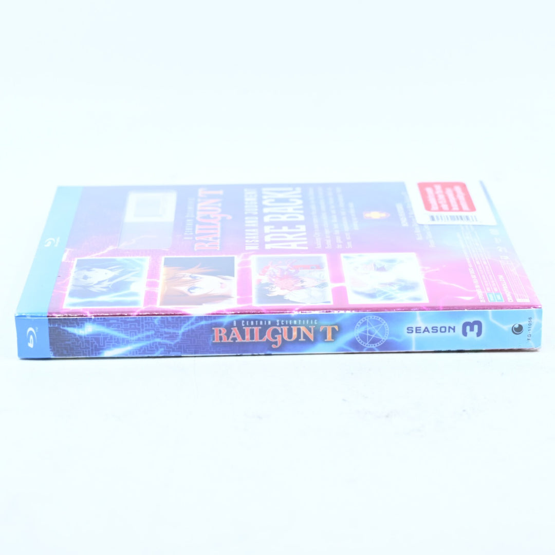 SEALED! A Certain Scientific Railgun T - Season 3 Blu-Ray - FREE POST!