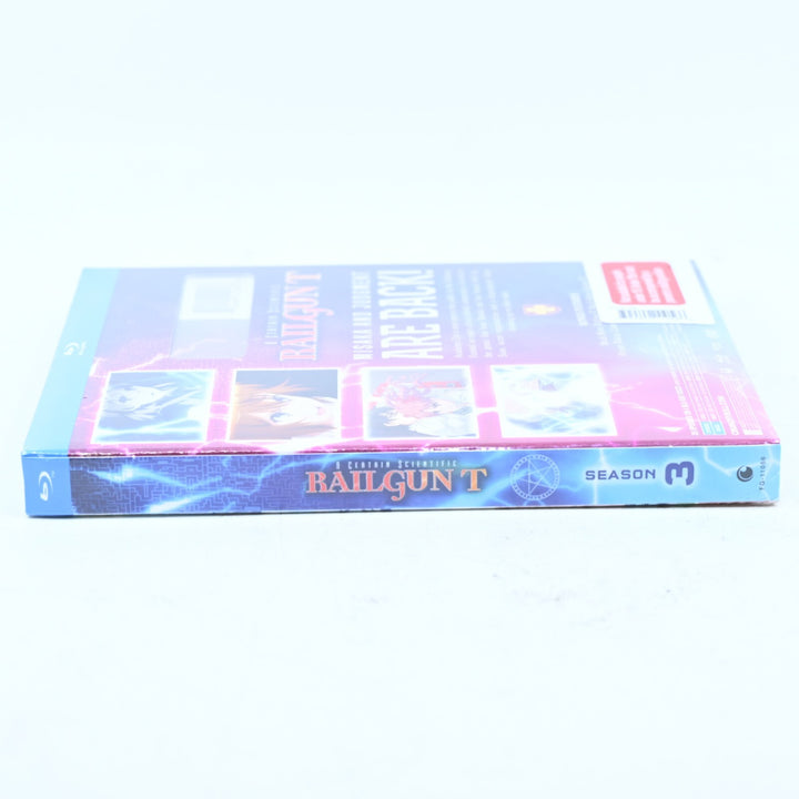 SEALED! A Certain Scientific Railgun T - Season 3 Blu-Ray - FREE POST!