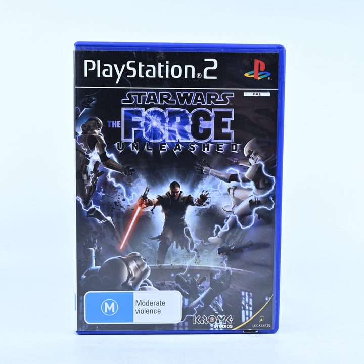Star Wars: The Force Unleashed - Sony Playstation 2 / PS2 Game + Manual - PAL
