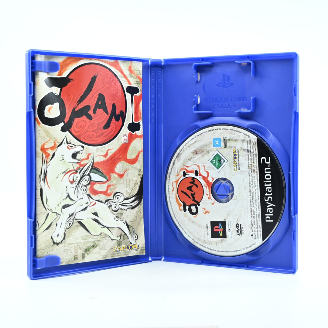 Okami - Sony Playstation 2 / PS2 Game + Manual - PAL - MINT DISC!