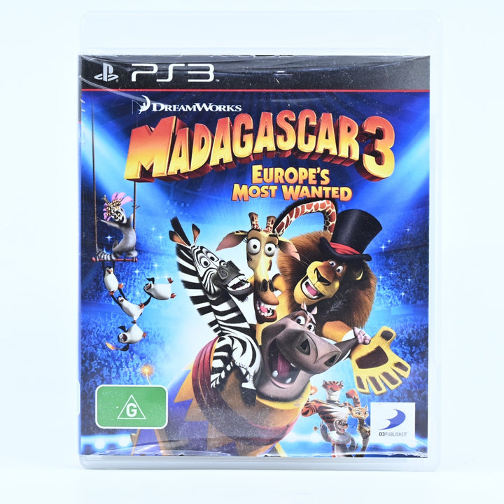 Madagascar 3 Europe's Most Wanted - Sony Playstation 3 / PS3 Game + Manual