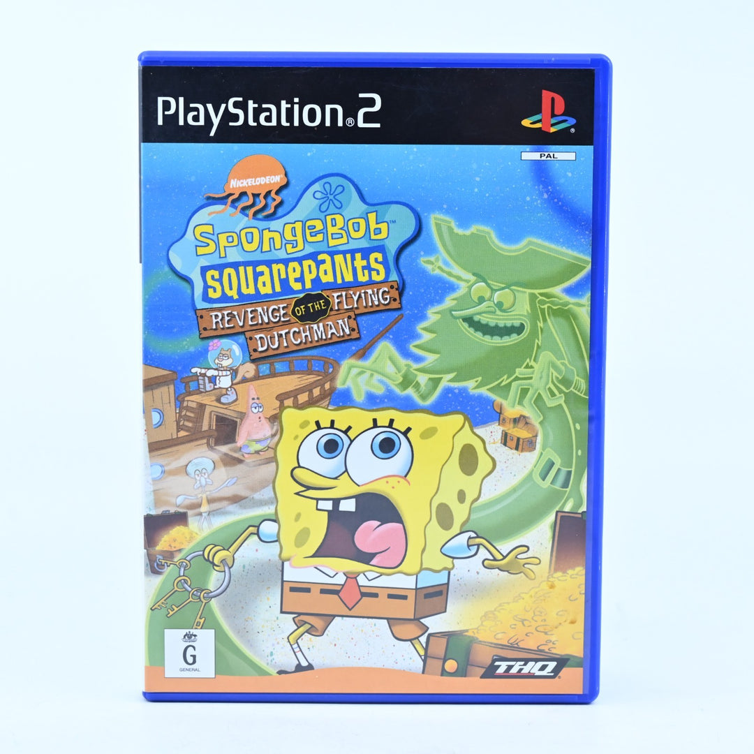 SpongeBob SquarePants: Revenge of the Flying Dutchman - PS2 Game + Manual