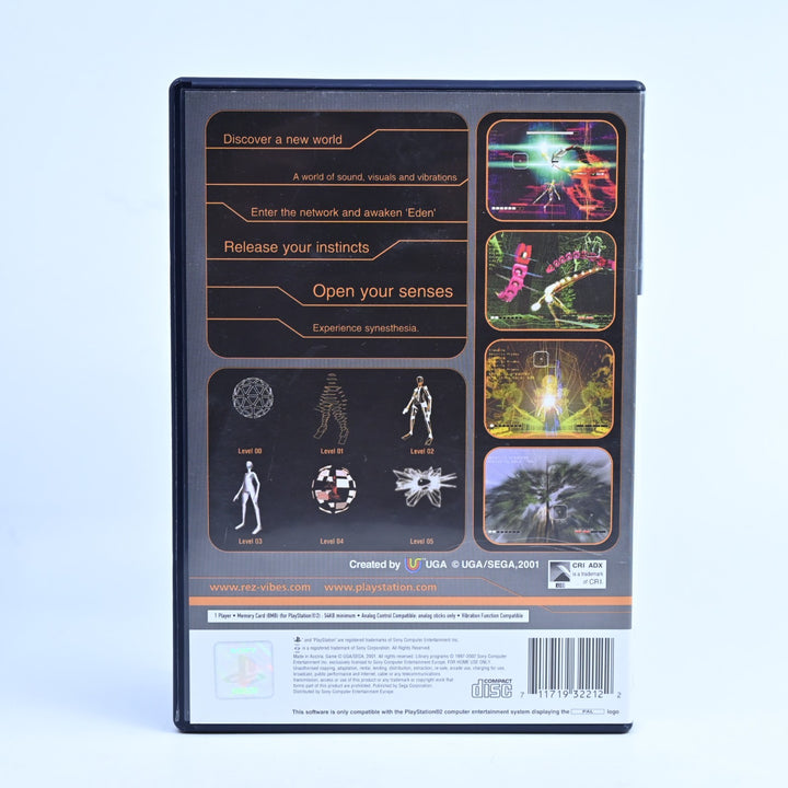 Rez - Sony Playstation 2 / PS2 Game + Manual - PAL - NEAR MINT DISC!