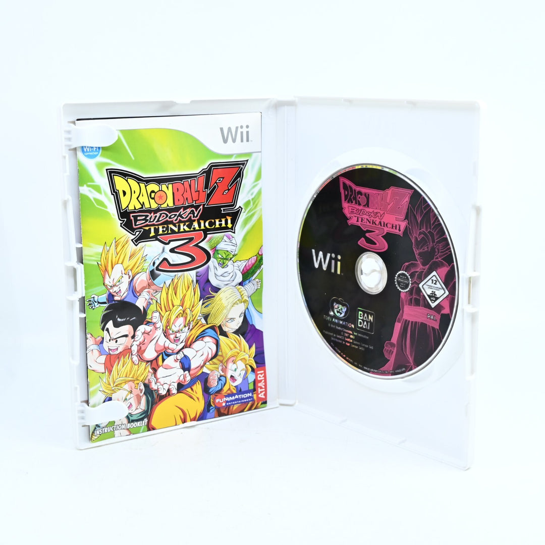 Dragon Ball Z Budokai Tenkaichi 3 - Nintendo Wii Game + Manual - PAL - MINT DISC