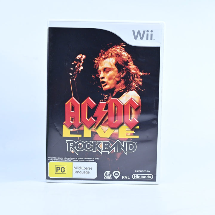 AC/DC Live: RockBand - Nintendo Wii Game + Manual - PAL