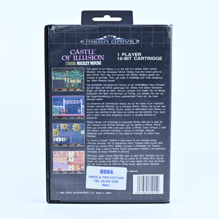 Castle of Illusion Starring Mickey Mouse - Sega Mega Drive Game - No Manual