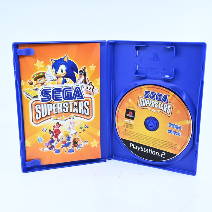Sega Superstars - Sony Playstation 2 / PS2 Game + Manual - PAL - MINT DISC!
