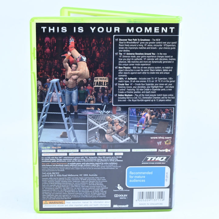 WWE SmackDown! vs. Raw 2011 - Xbox 360 Game + Manual - PAL - MINT DISC!