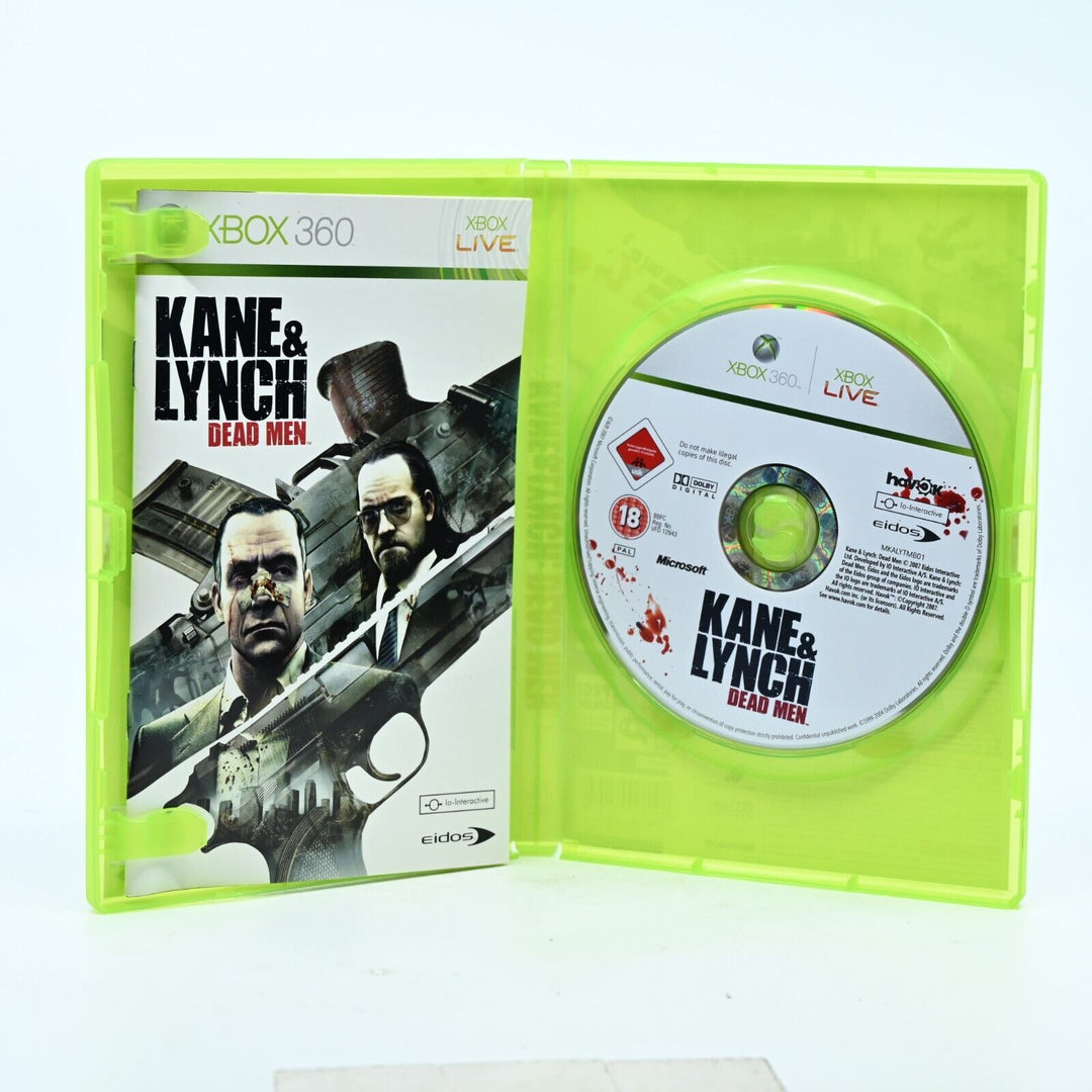 Kane and Lynch: Dead Men - Xbox 360 Game + Manual - PAL - MINT DISC!