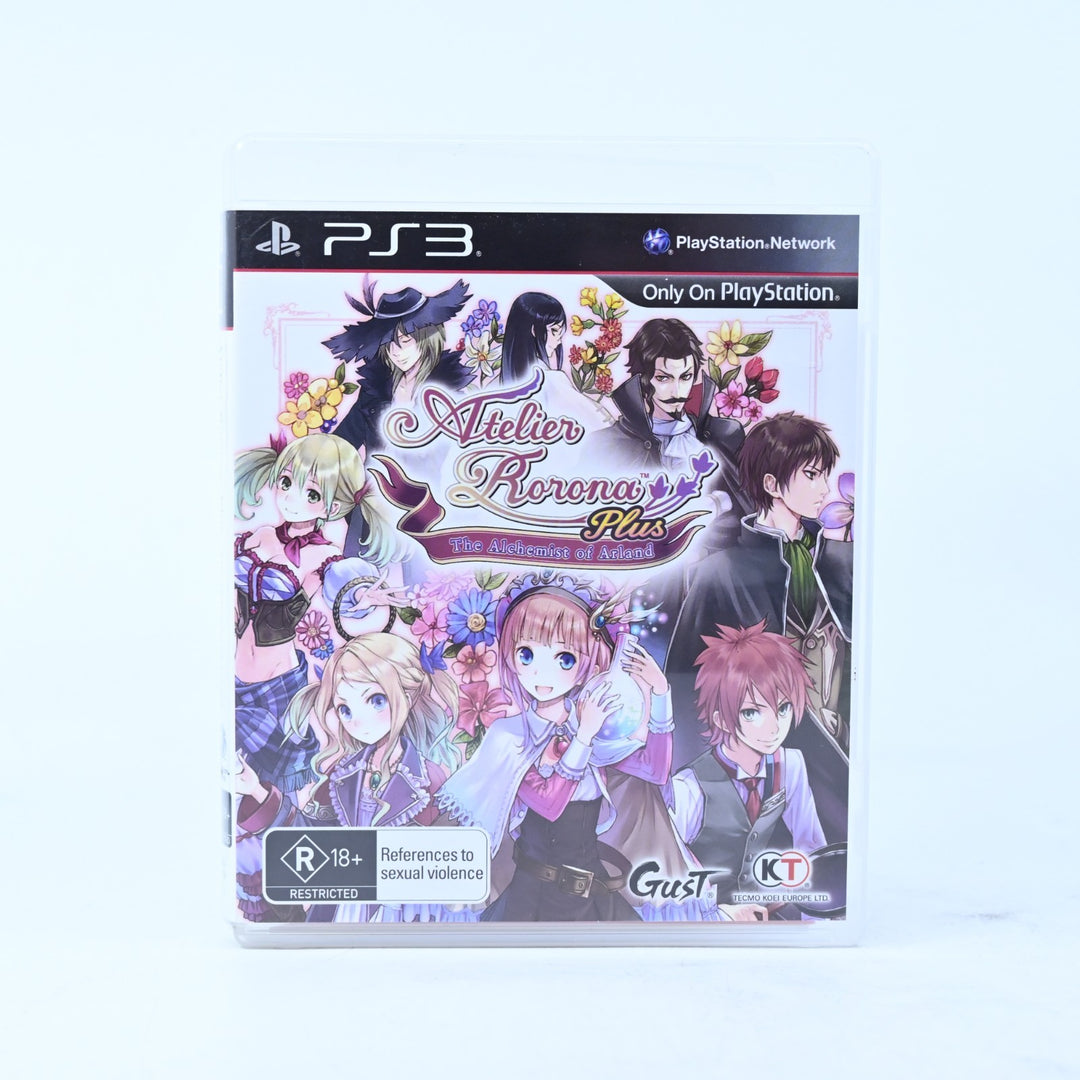 Atelier Rorona Plus: The Alchemist of Arland - PS3 Game + Manual - FREE POST!