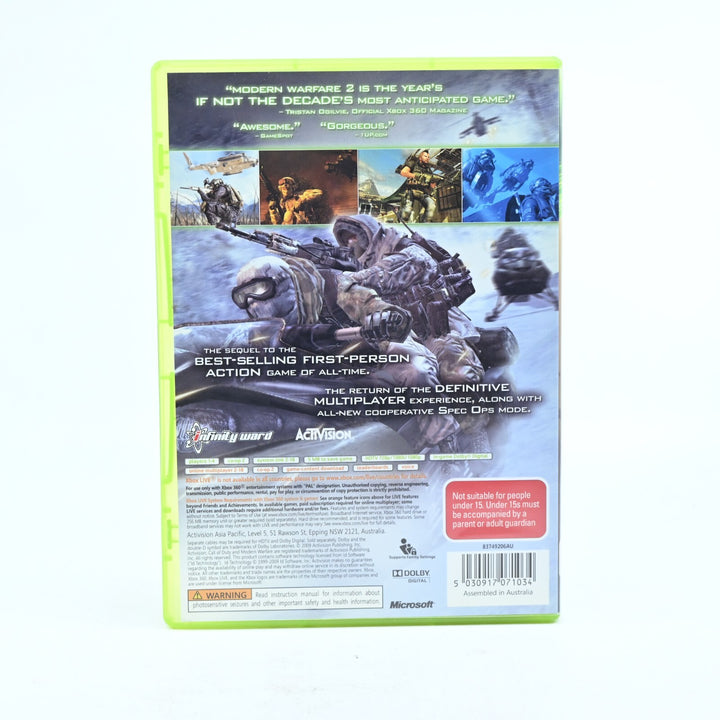 Call of Duty: Modern Warfare 2 - Xbox 360 Game + Manual - PAL - MINT DISC!