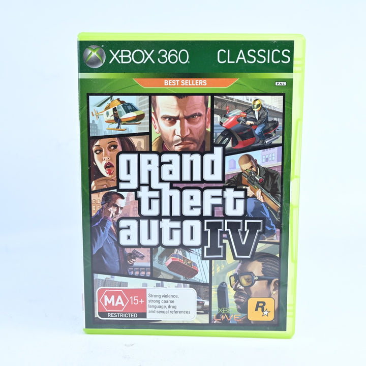 Grand Theft Auto IV 4 - Xbox 360 Game - No Manual or Map - PAL - MINT DISC!