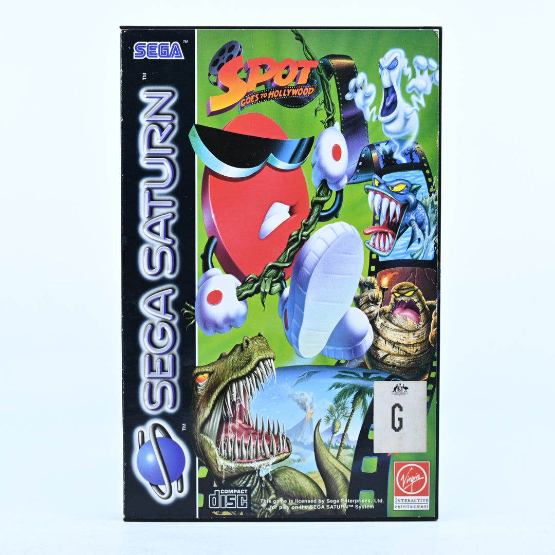 Spot Goes to Hollywood - Sega Saturn Game + Manual - PAL - MINT DISC!