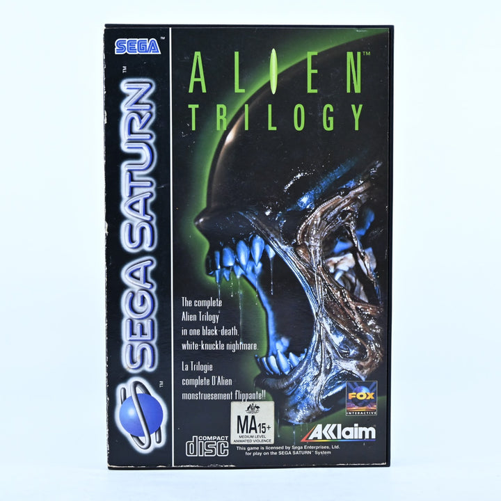 Alien Trilogy - Sega Saturn Game + Manual - PAL - MINT DISC!