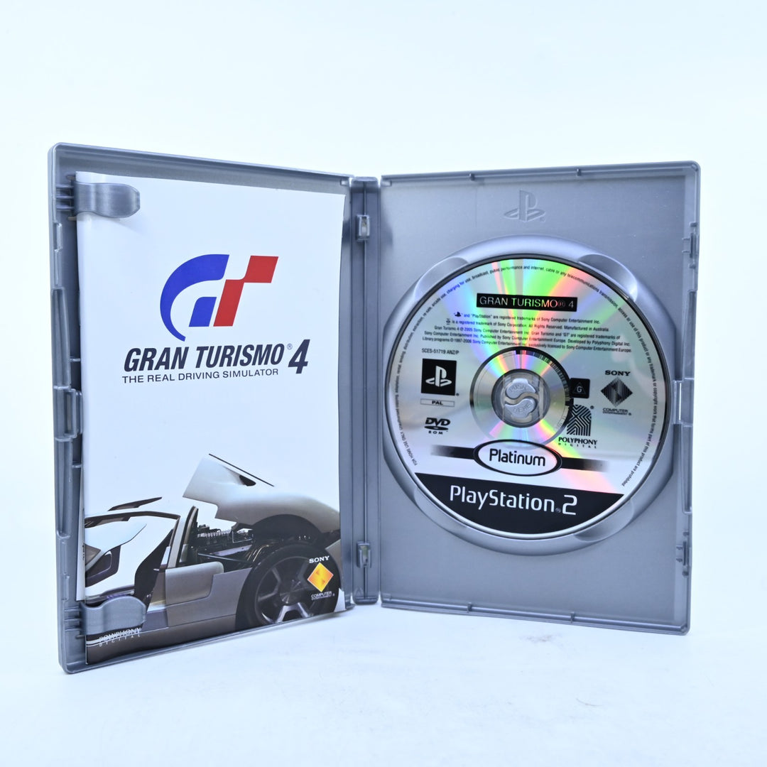 Gran Turismo 4 - Sony Playstation 2 / PS2 Game + Manual - PAL - MINT DISC!