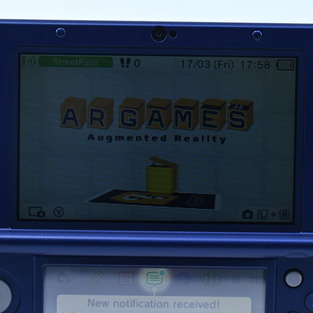 Metallic Blue - Top IPS - 'New' Nintendo 3DS Console XL RED-001 - PAL