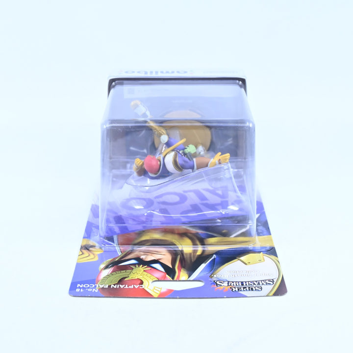 SEALED! Captain Falcon Amiibo No. 18 - Super Smash Bros. Collection - Toy