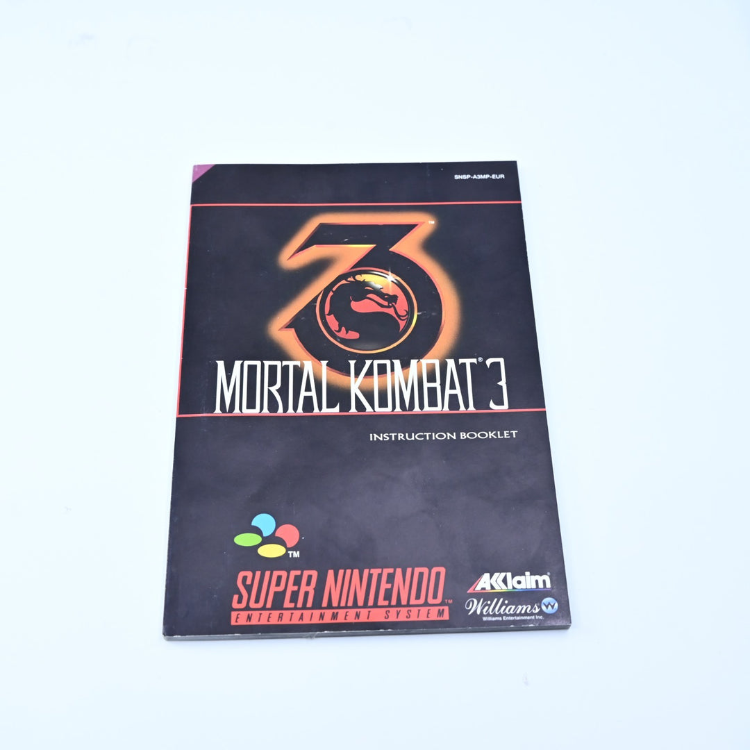 Mortal Kombat 3 - Super Nintendo / SNES Boxed Game - PAL - FREE POST!