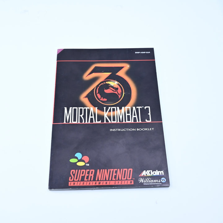 Mortal Kombat 3 - Super Nintendo / SNES Boxed Game - PAL - FREE POST!