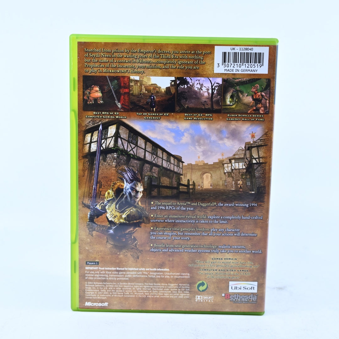 The Elder Scrolls III: Morrowind - Original Xbox Game + Manual - No Map - PAL
