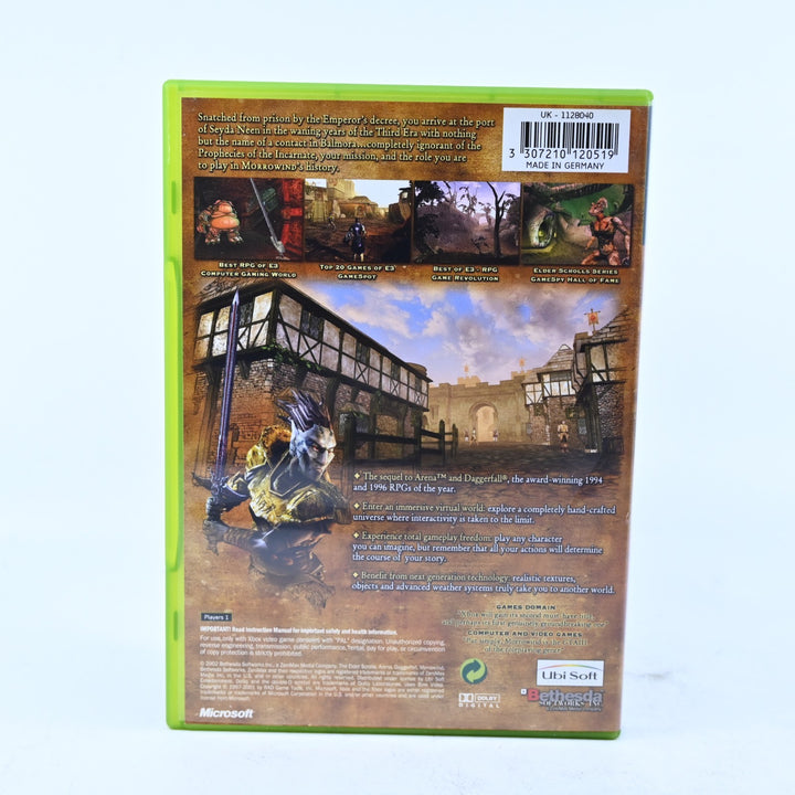 The Elder Scrolls III: Morrowind - Original Xbox Game + Manual - No Map - PAL