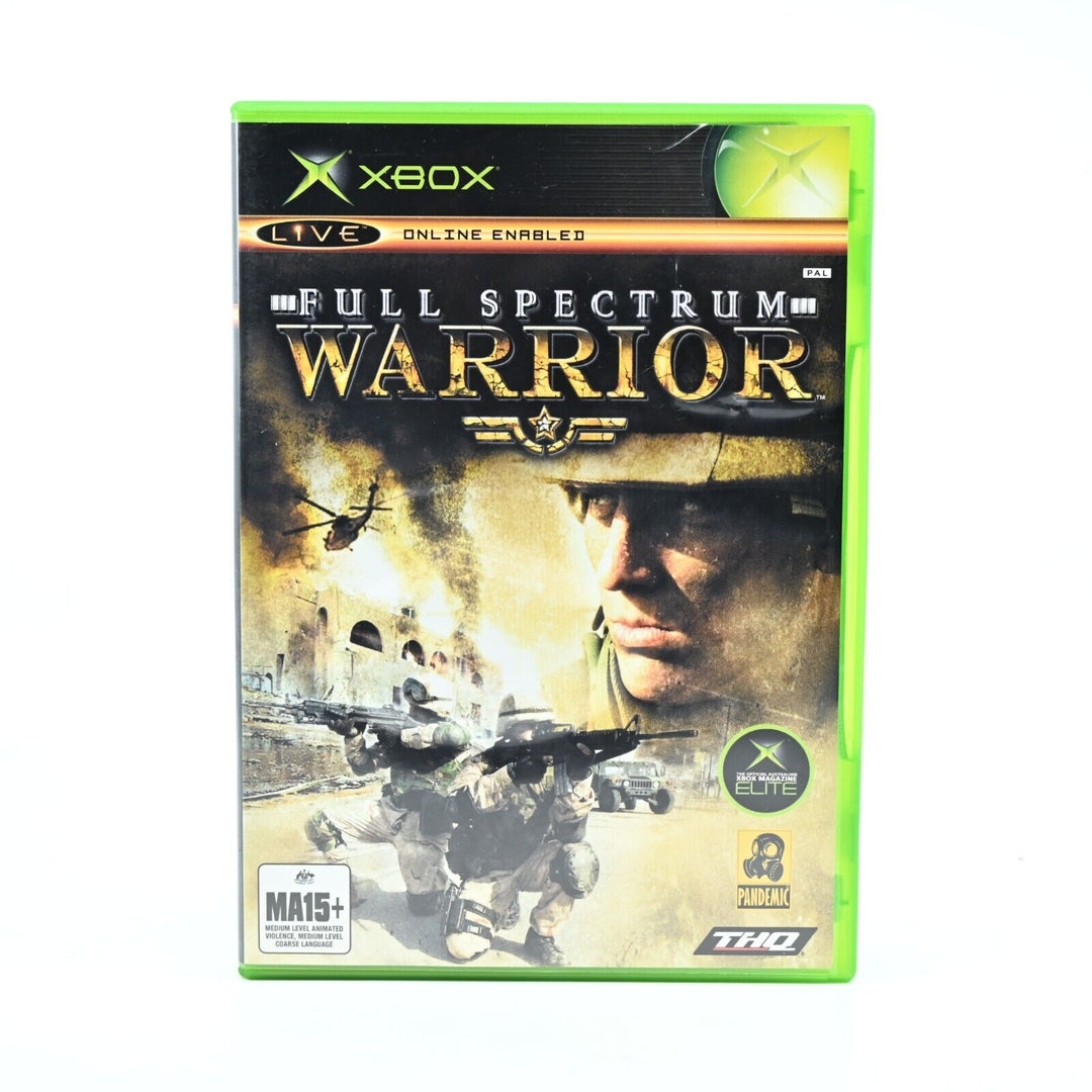 Full Spectrum: Warrior - Original Xbox Game + Manual - PAL - FREE POST!